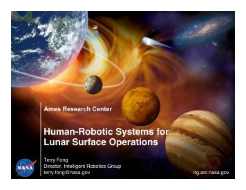 Human-Robotic Systems for Lunar Surface Operations - Intelligent ...