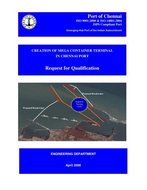 Port of Chennai Request for Qualification