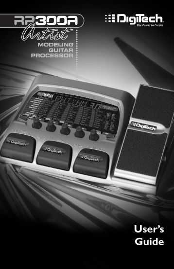 Rp55 digitech инструкция на русском rp55 digitech инструкция на русском