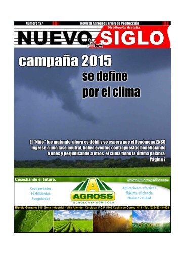 Revista Agropecuaria Nuevo Siglo Número 127