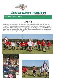 Term 2 Week 3 2013.pdf - Sanctuary Point Public School