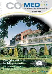 Die Naturklinik in Michelrieth - HG Naturklinik Michelrieth