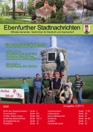 Ebenfurther Stadtnachrichten - Stadtgemeinde Ebenfurth
