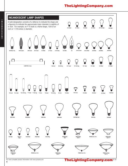 Lamp and Ballast Catalog - The Lighting Company