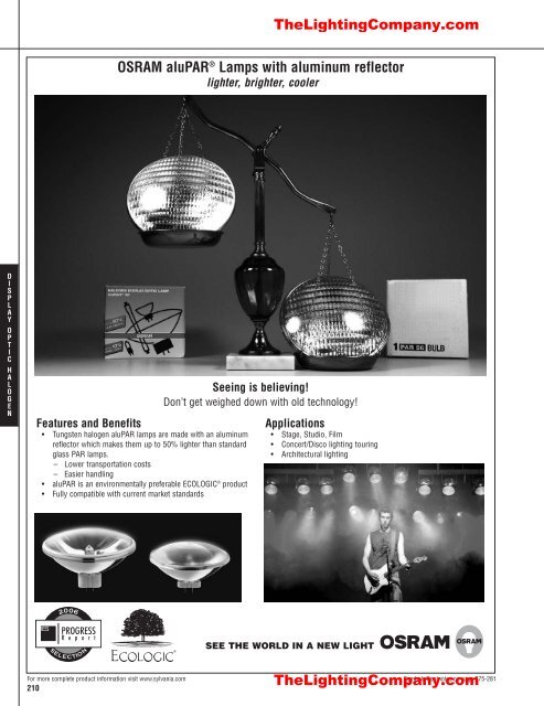 Lamp and Ballast Catalog - The Lighting Company