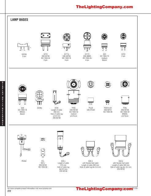 Lamp and Ballast Catalog - The Lighting Company