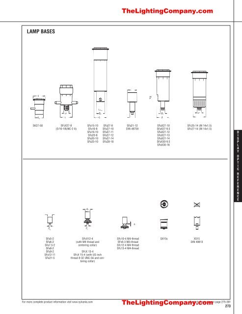 Lamp and Ballast Catalog - The Lighting Company