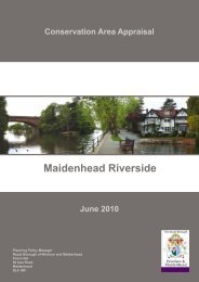 Maidenhead Riverside Conservation Area Appraisal - The Royal ...