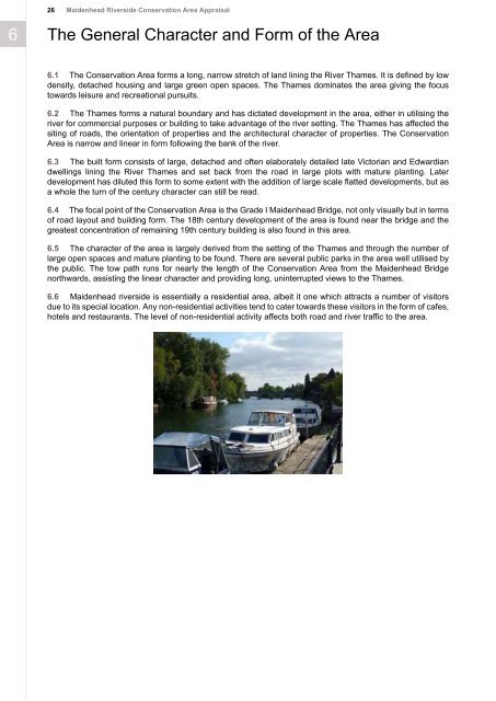 Maidenhead Riverside Conservation Area Appraisal - The Royal ...