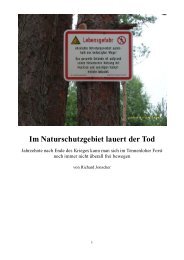 Im Naturschutzgebiet lauert der Tod