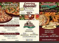 Menu - PDF - Rosati's Pizza