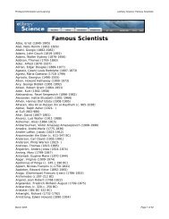 Famous Scientists - ProQuest
