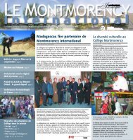 Dernier bulletin international du cÃ©gep Montmorency