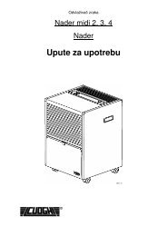 Upute za upotrebu Cuoghi Nader Midi (pdf, 273 kB)