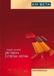 BETONSKA STREÅ NA KRITINA - KM Beta