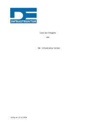 Liste der Entgelte der DE Infrastruktur GmbH - captrain.de: Home