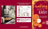 SMU 2013-14 Voluntary Meal Plan Brochure - CampusDish