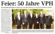 Feier: 50 Jahre VPH - Archiv des BGV Rhein-Berg