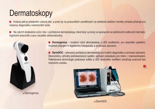 PÅÃ­stroje pro estetickou medicÃ­nu a kosmetologii 2009 - MediCom