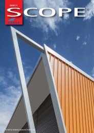 View SCOPE ISSUE 31 as pdf - Metal Roofing Manufacturers