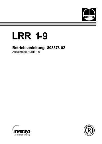 LRR 1-9 Betriebsanleitung 808378-02