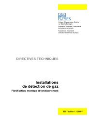 Installations de dÃ©tection de gaz - Gas Alarm Systems