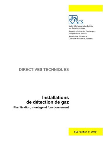 Installations de dÃ©tection de gaz - Gas Alarm Systems