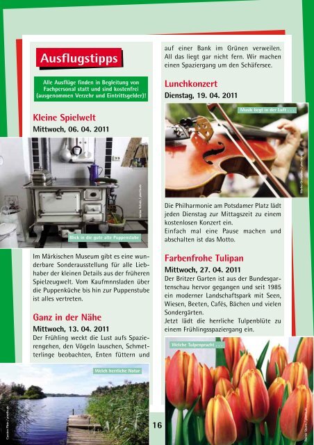 Ausgabe April 2011 - Wohnen - Betreuen - Pflegen