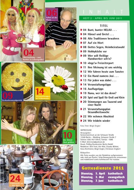 Ausgabe April 2011 - Wohnen - Betreuen - Pflegen