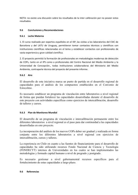 Chile â informe nacional - Centro Coordinador de Basilea | Centro ...