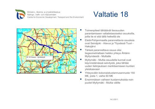 ja kantateiden logistiikka - EtelÃ¤-Pohjanmaan liitto