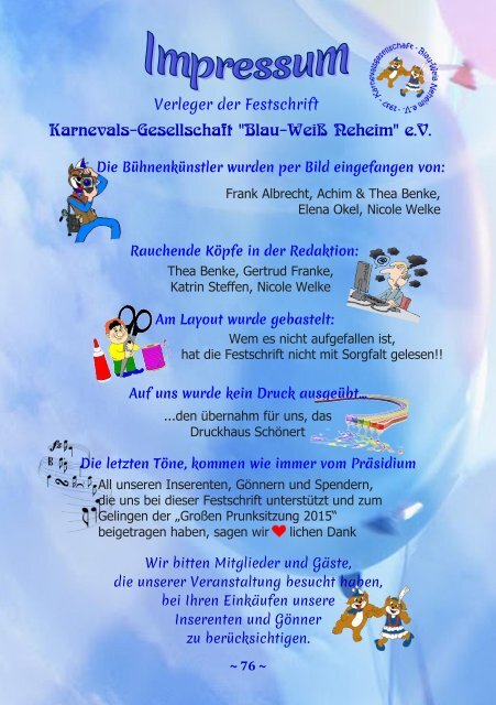 KG- Blau-Weiß Neheim 2015