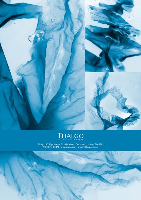 Thalgo News issue 5 - spring 2011 - Leisure Opportunities