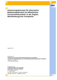 Umsetzungskonzept für alternative ... - Regionaler Planungsverband