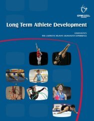 Long Term Athlete Development - Gymnastics Canada
