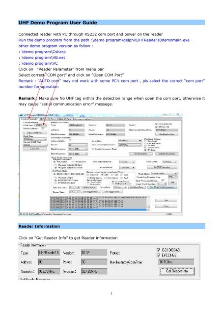 User Manual - RFID Shop