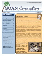 On the inside... The Whist Drive..... - Goan Association of New Jersey