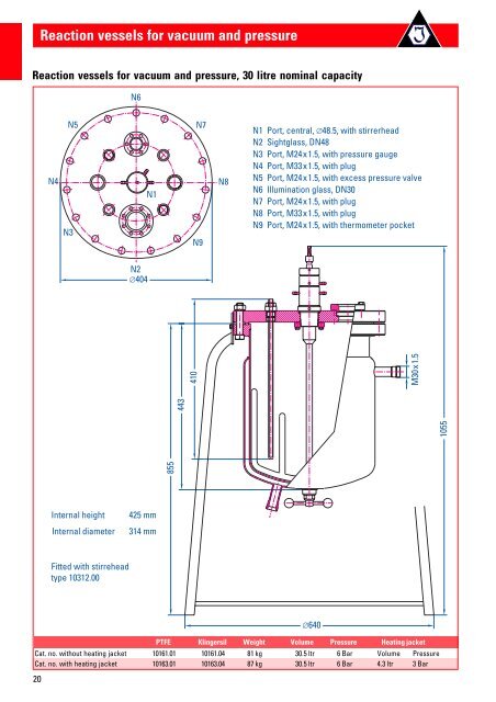 Vessels catalogue (complete) - Juchheim LaborgerÃ¤te GmbH