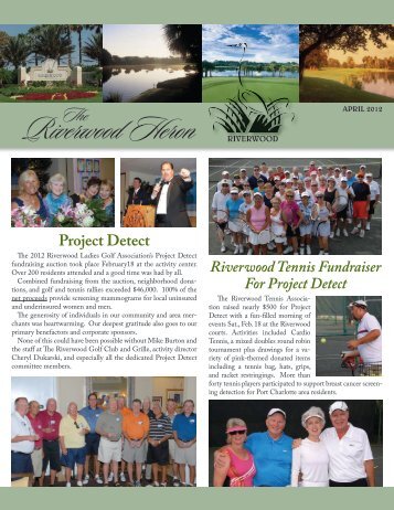 April Riverwood Heron - Riverwood Community Association, Port ...
