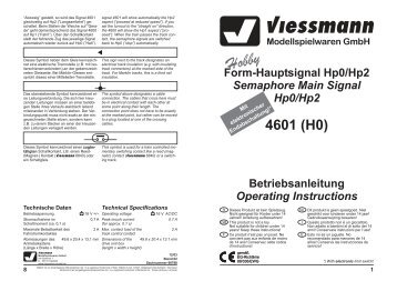 Form-Hauptsignal Hp0/Hp2 Semaphore Main Signal Hp0/Hp2 4601