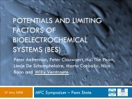 Potentials and limiting factors of bioelectrochemical systems (BES)