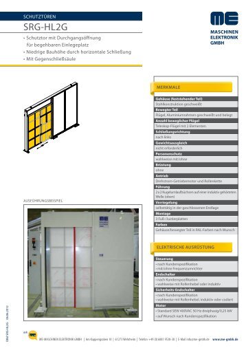 SRG-HL2G - Maschinen-Elektronik GmbH