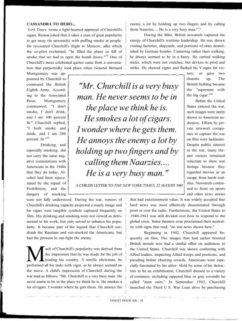 journal of the churchill center and societies - Winston Churchill