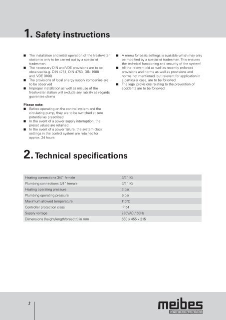 5.Control system - Meibes