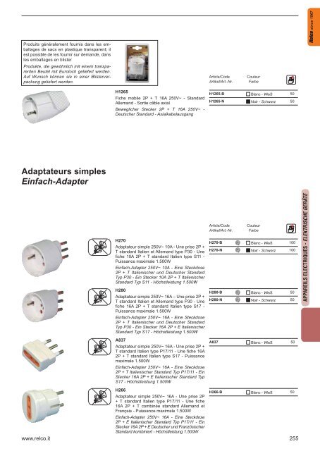 Elektronische Transformatoren - Relco