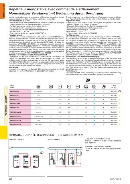 Elektronische Transformatoren - Relco