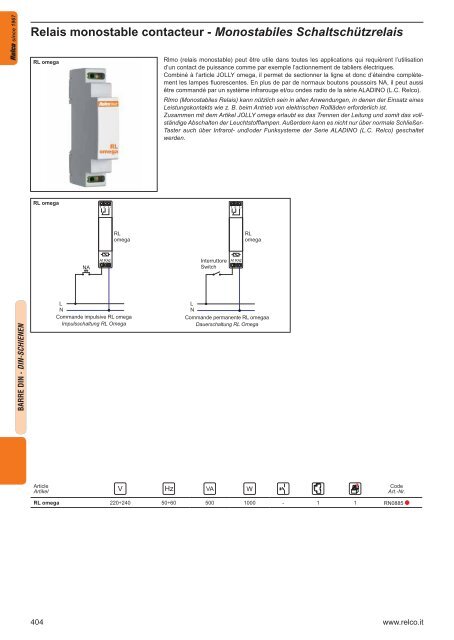 Elektronische Transformatoren - Relco