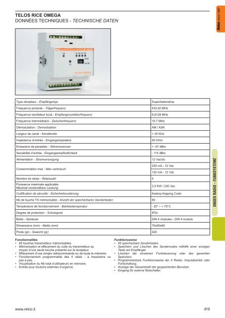 Elektronische Transformatoren - Relco