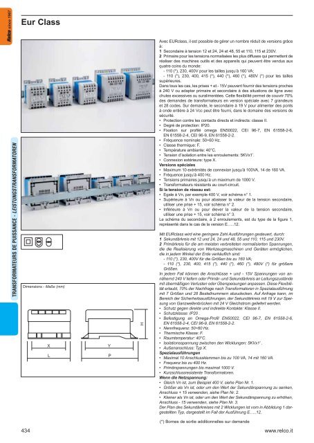 Elektronische Transformatoren - Relco