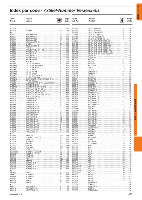 Elektronische Transformatoren - Relco